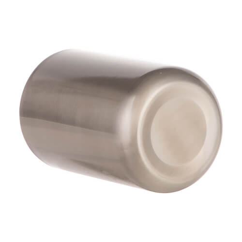 En mugg utan handtag 500 ml gjord av rostfritt stål för sublimering - silver