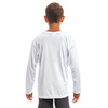 Youth Solar T-shirt met lange mouwen voor sublimatie - wit