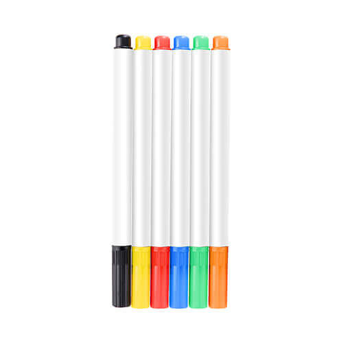 Markers voor sublimatie - 6 kleuren