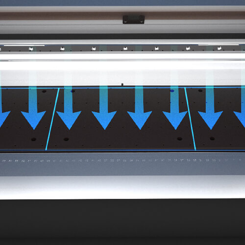 OtterPro Model P 60 UV DTF printer kolme Epson i1600-E1 peaga