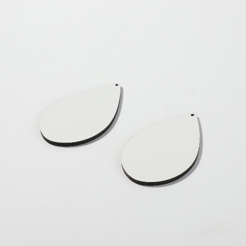 MDF earrings for sublimation - big drop