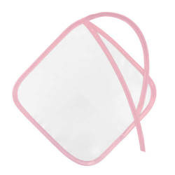 Krsni ogrtač s ružičastim obrubom za sublimaciju
