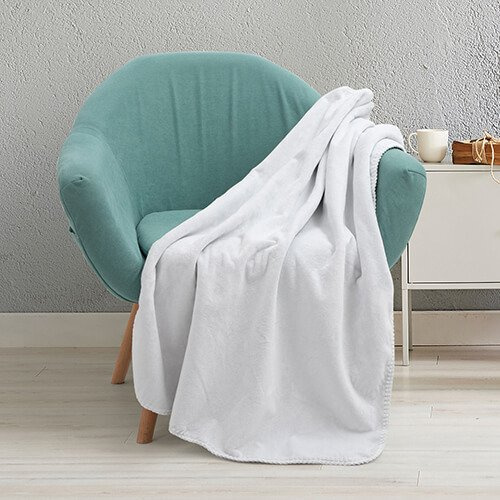 Minky deka s podšívkou Sherpa na sublimáciu - khaki