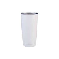600 ml Ringneck termobæger til sublimering - hvid