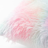 Taie d'oreiller colorée 45 x 45 cm en polaire poil long et microfibre pour sublimation