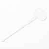 Agitador de bebidas acrílico 15 cm para sublimación - roseta