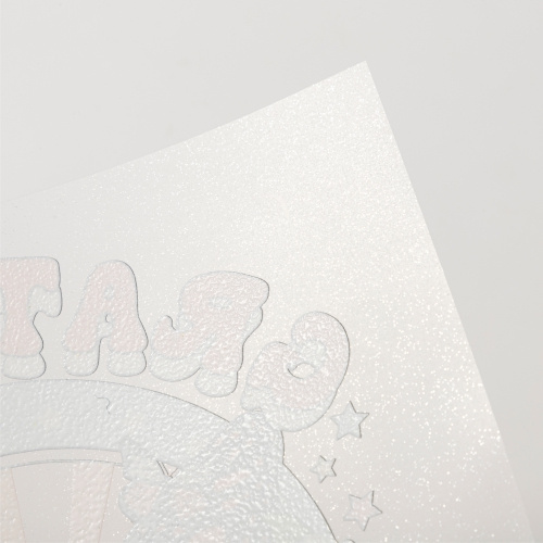 OtterPro DTF A4 folija za ispis s glitterom - 100 listova - srebrna