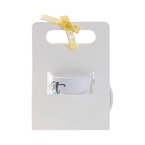 Emballage décoratif pour un mug pour sublimation - 14 x 8,5 x 19,5 cm