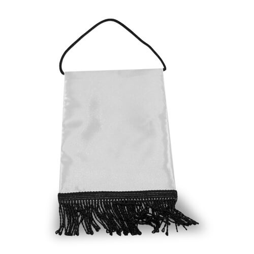 Wimpel Zwart 15 x 20 cm Sublimatie Thermische overdracht
