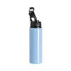 Aluminum water bottle 750 ml with plastic lid with handle for sublimation - blue