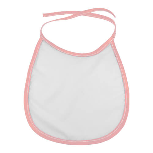 Slabbetje voor kinderen met roze bies.Sublimation Thermal Transfer