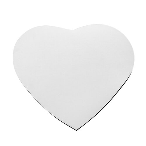 Szív egérpad 23,5 x19,5 cm / 3 mm szublimációs hőátvitel