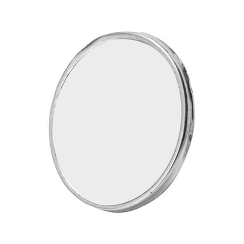 Zilveren ronde speld Sublimatie thermische overdracht