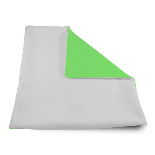 Zachte kussensloop 32 x 32 cm lichtgroen Sublimatie thermotransfer