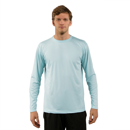 Solar T-shirt met lange mouwen voor sublimatie - Arctic Blue