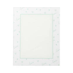 Lasikehys sublimaatiota varten - 20 x 25 cm - Blue Love