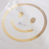 Sheet with cubic zirconia for thermal transfer - smile