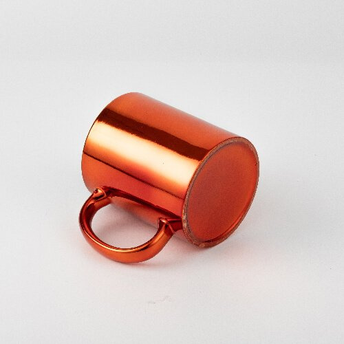 Skodelica 330 ml za sublimacijo - oranžna s kartonsko škatlo