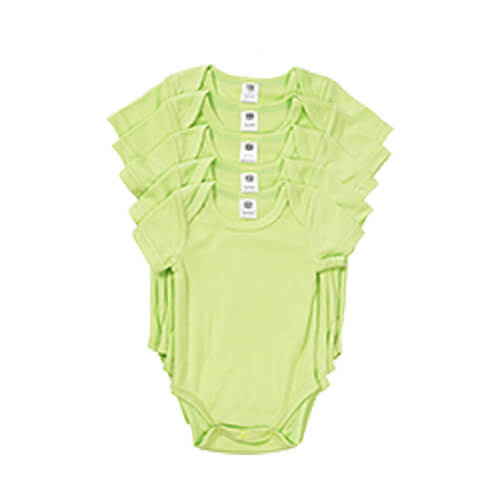 Body cu mâneci scurte pentru copii pentru sublimare - verde