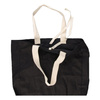 Sac en toile noire 46 x 36,4 cm pour transfert thermique