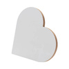 Fotoramme - hjerte i MDF til sublimering - 25,4 x 25,4 cm