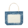 Sac d'épaule Bleached Starry Denim pour sublimation