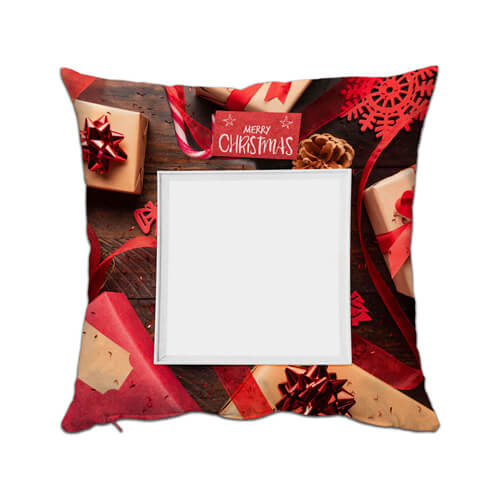 Taie d'oreiller en satin bicolore 38 x 38 cm pour sublimation - Gift