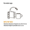 Heater for mini cups for the Elite Pro / Pro Max press