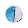 Two-colour sequins for sublimation printing and textile applications – light blue circle Ø 19
