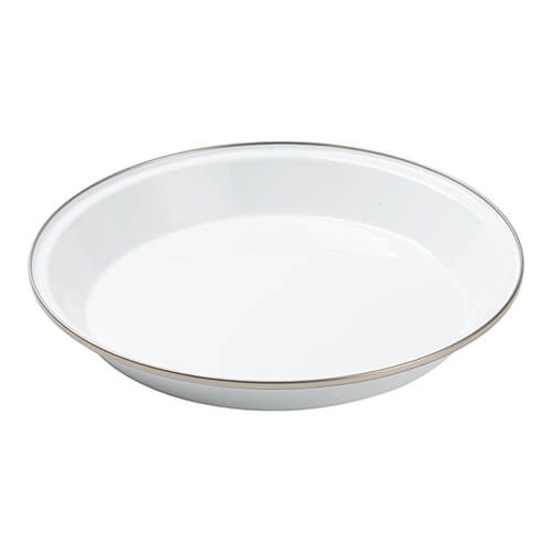 Emaljeplade Ø 25 x 3,4 cm til sublimering
