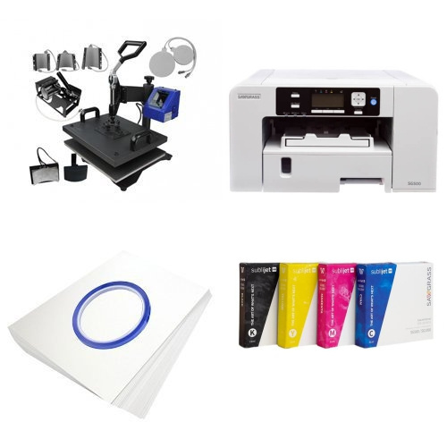 Sawgrass Virtuoso SG500 + MATE-8IN1-3 Multifunctionele Printer Kit Sublimatie Thermische Transfer