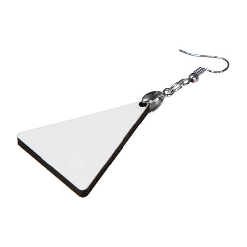 Earrings made of MDF for sublimation - triangle