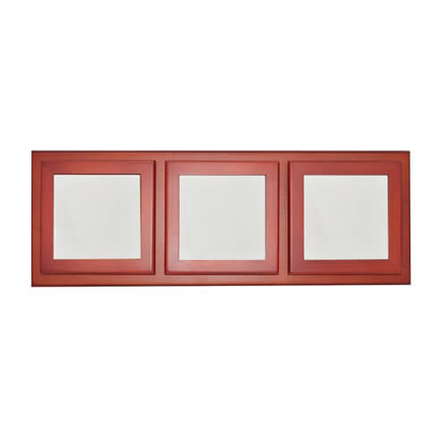 Triple Wooden Frame With Ceramic Tile 11 x 11 cm Sublimation Thermal Transfer