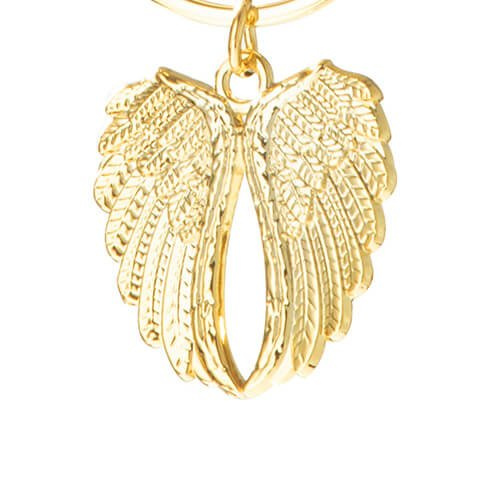 Colgante de coche Angel Wings para sublimación - oro