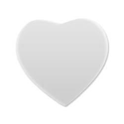 Aimant coeur 5,5 x 4 cm Sublimation Transfert Thermique