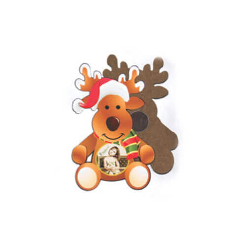 Fotókeret MDF mágnessel - Rénszarvas - Szublimációs hőátvitel