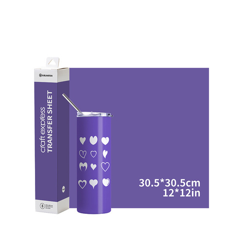 Craft Express transferark lilla 30,5 x 30,5 cm - 8 stk.