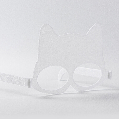 Felt glasses for sublimation - cat