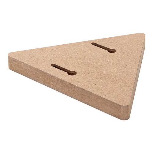 Cadru foto MDF triunghiular pentru sublimare - 12,7 x 15,2 cm