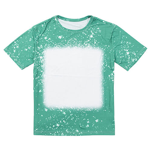 T-shirt βαμβάκι-όπως λευκασμένο Starry Green για εξάχνωση