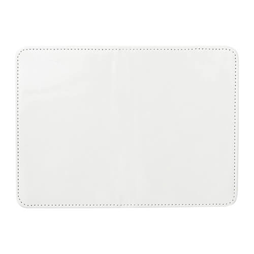 Leather passport cover for sublimation - white