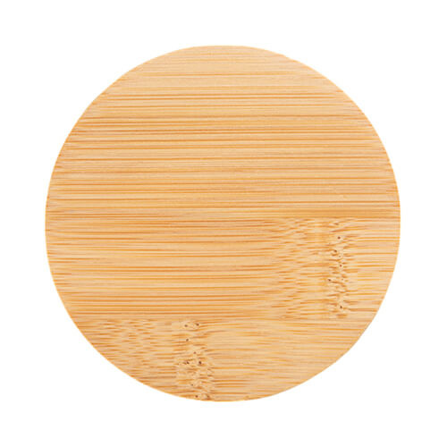Rund flasköppnare i bambu ∅ 8 cm för sublimering