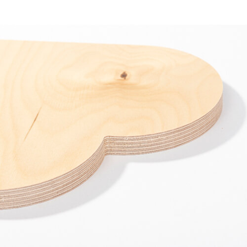 Photo frame - plywood heart for sublimation - 20.3 x 20.3 cm