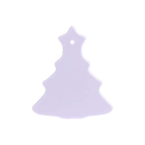 Műanyag karácsonyfa medál nagy Szublimációs hőátvitel