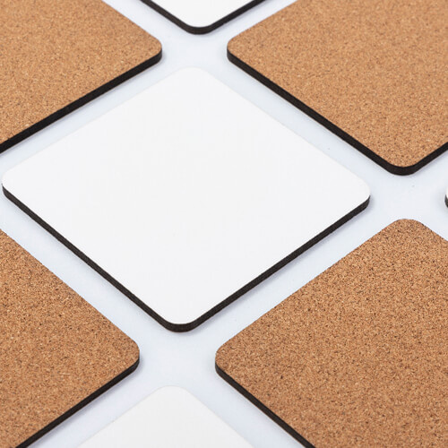 Kvadratni MDF podmetač za šalice 9 x 9 cm za sublimaciju