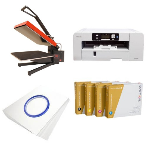 Sawgrass Virtuoso SG1000 printerikomplekt + Lotus LTS38 ChromBlast trükipress