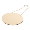 Wood door tag for sublimation - oval