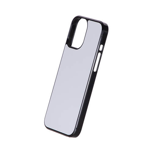 Funda de plástico negra para sublimación del iPhone 12 Pro Max