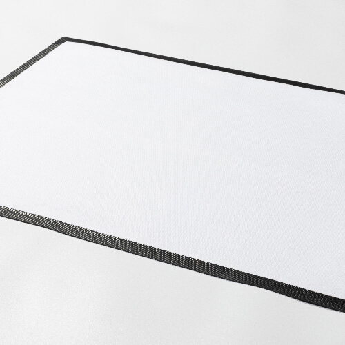 Wisser 85 x 60 cm op zwart rubber voor sublimatie