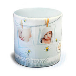 Kahevärviline satiinist padjapüür ümmarguse pouffe'i jaoks sublimatsiooni jaoks - Sinine